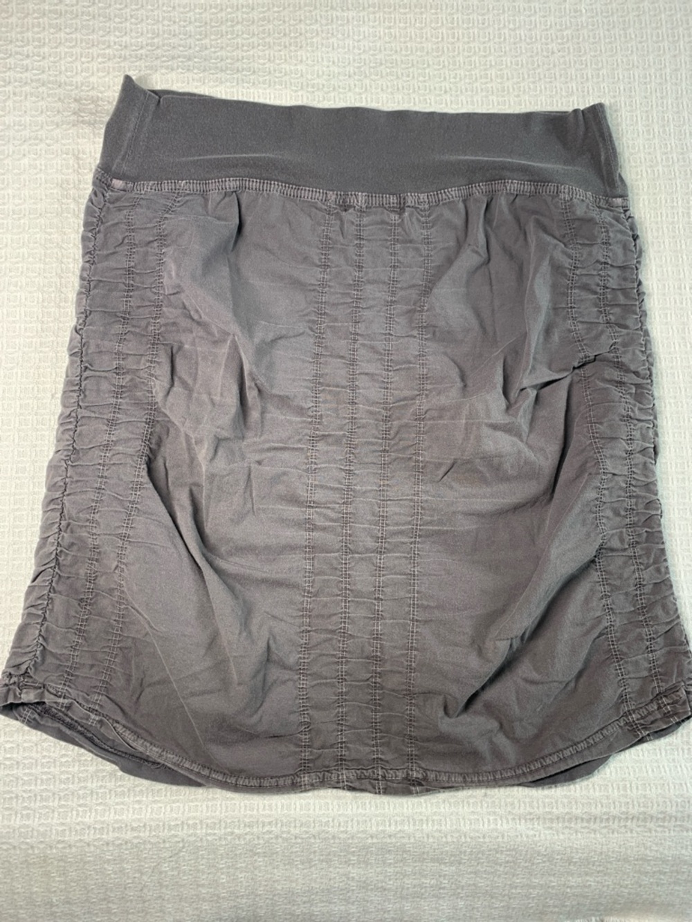 XCVI wearables the trace mini skirt gray size small